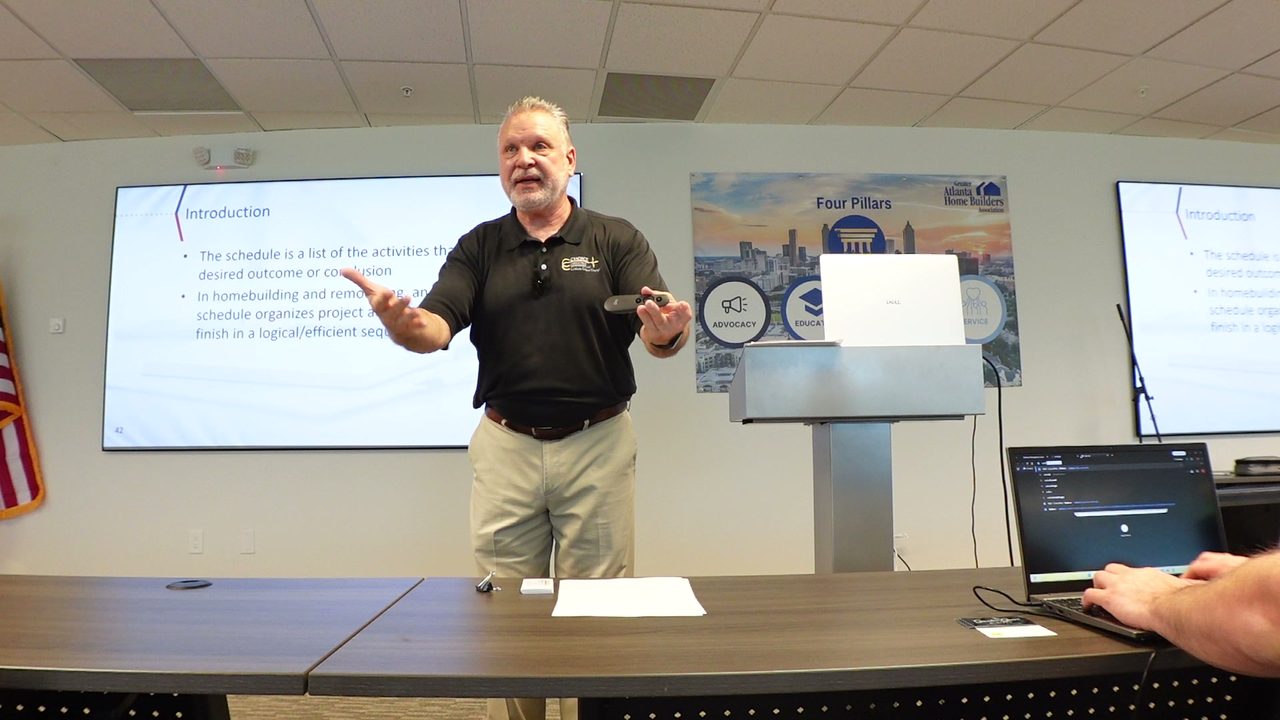 Bobby Mink coaching a leadership session